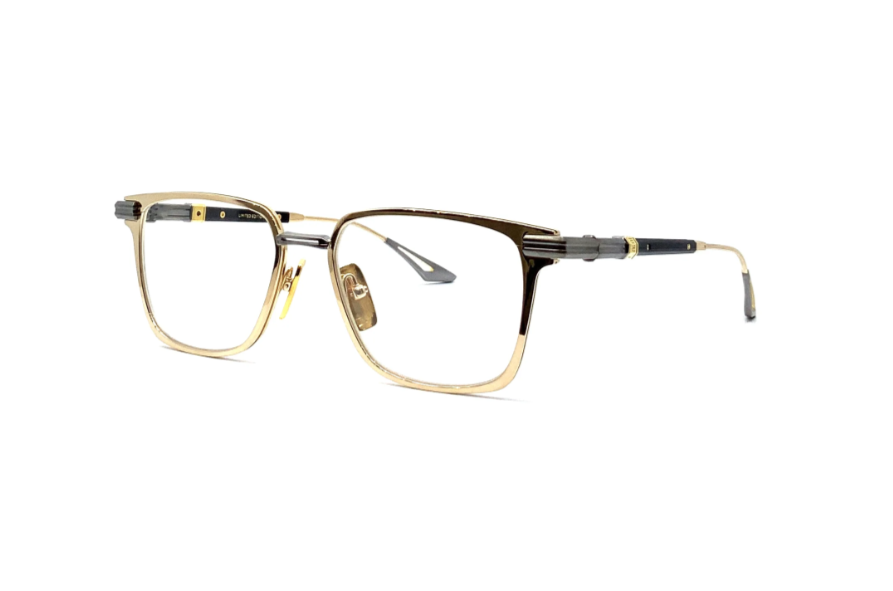 Dita Epiluxury EPLX.7 Limited Edition Gold-Antique Silver (Polarized Grey Sunglass Clip-On)