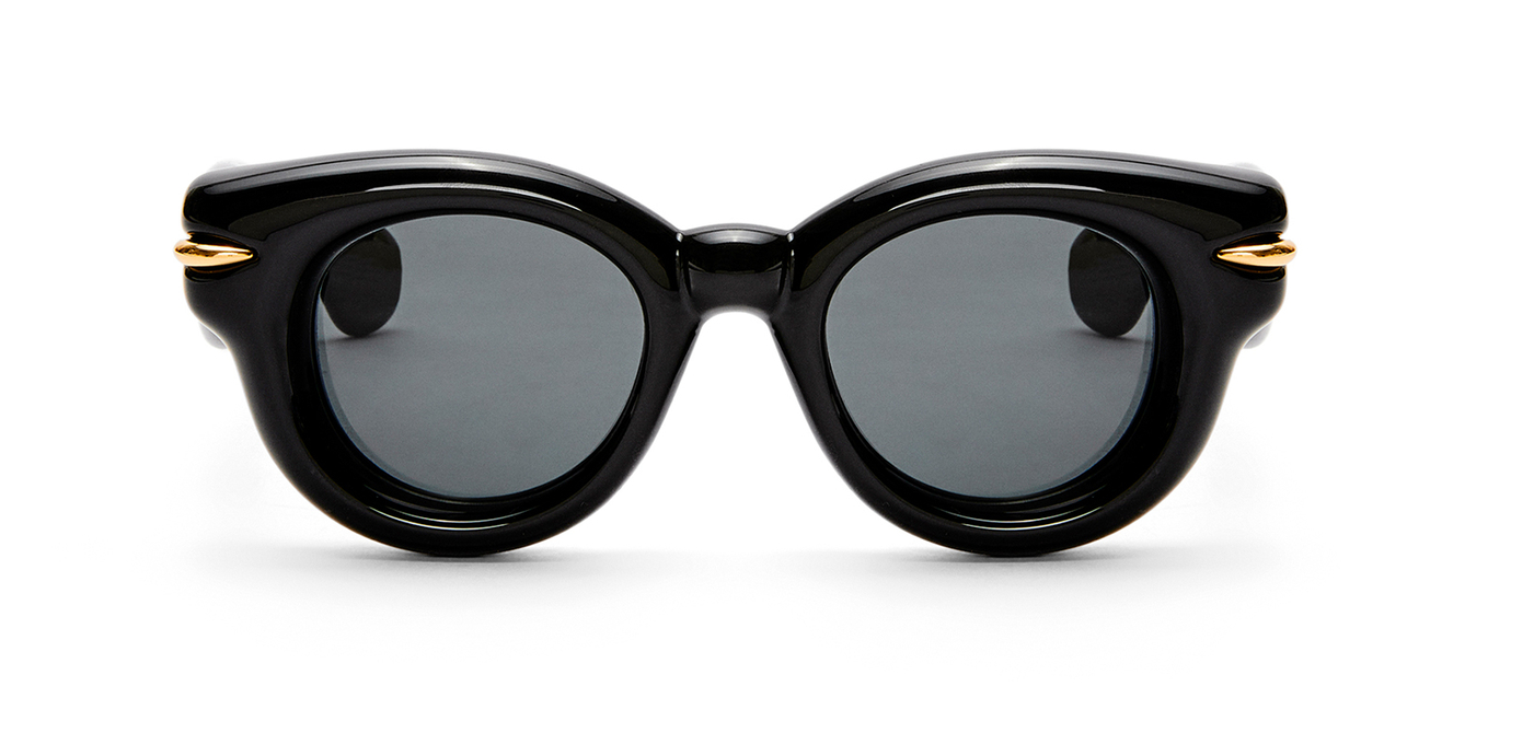 LOEWE Inflated round sunglasses in nylon color black