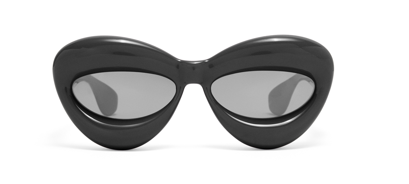 LOEWE Inflated cateye sunglasses in nylon color black