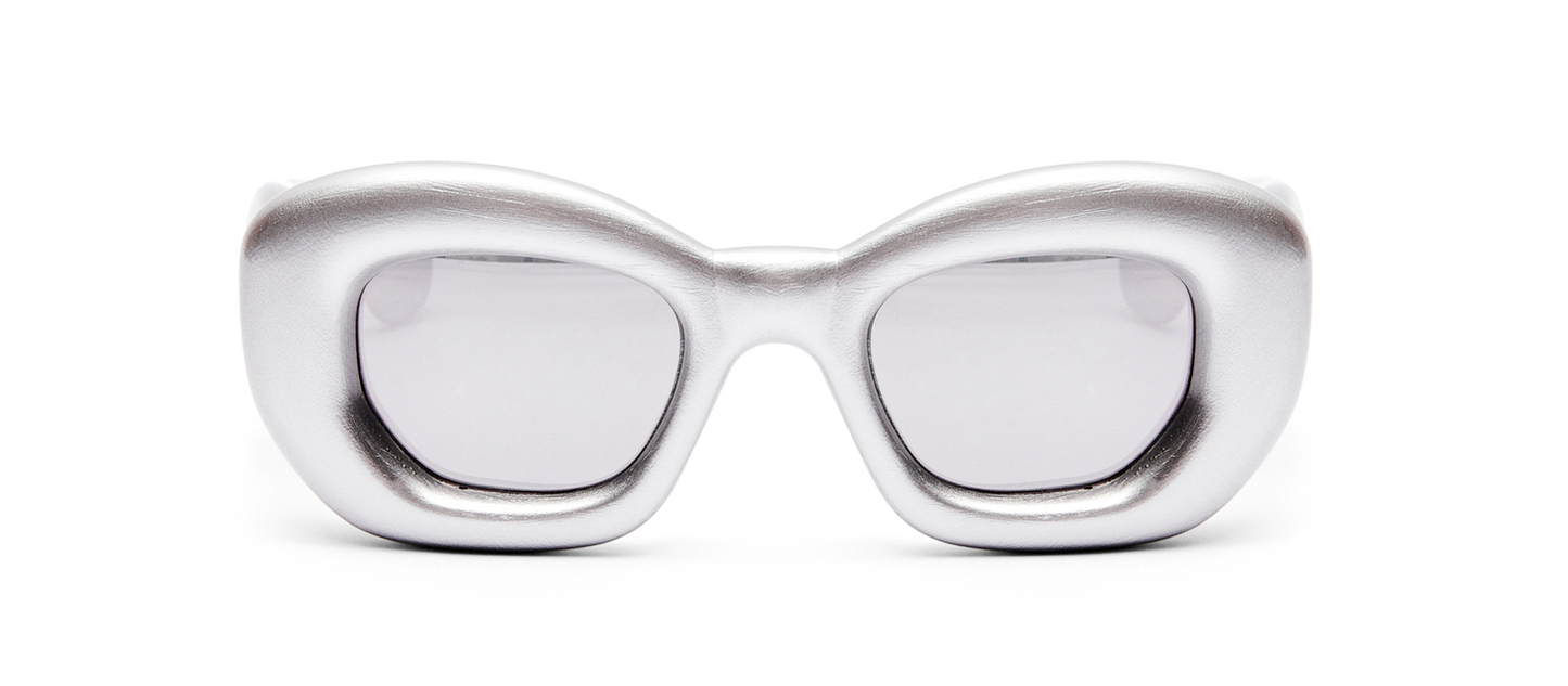 LOEWE Inflated butterfly sunglasses in nylon color silver/grey