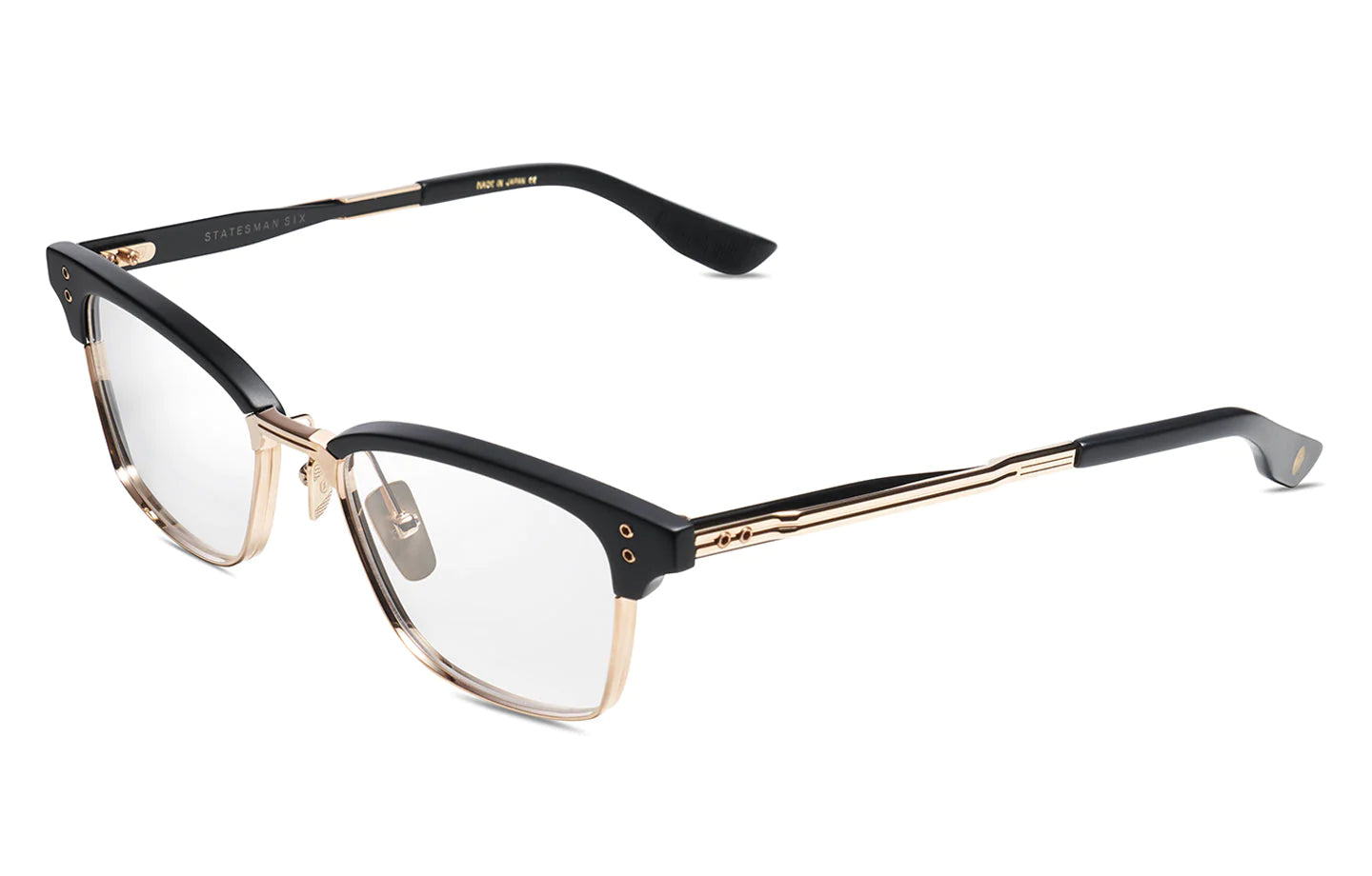 Dita Statesman Six Color Matte Black - White Gold