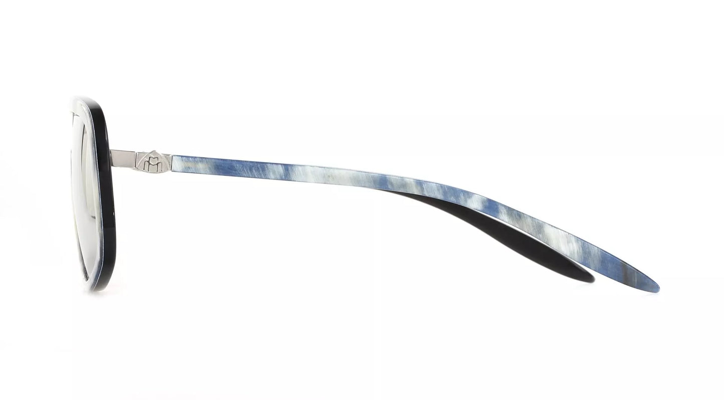 Maybach The Creator Ocean Blue White Marble Buffalo Horn