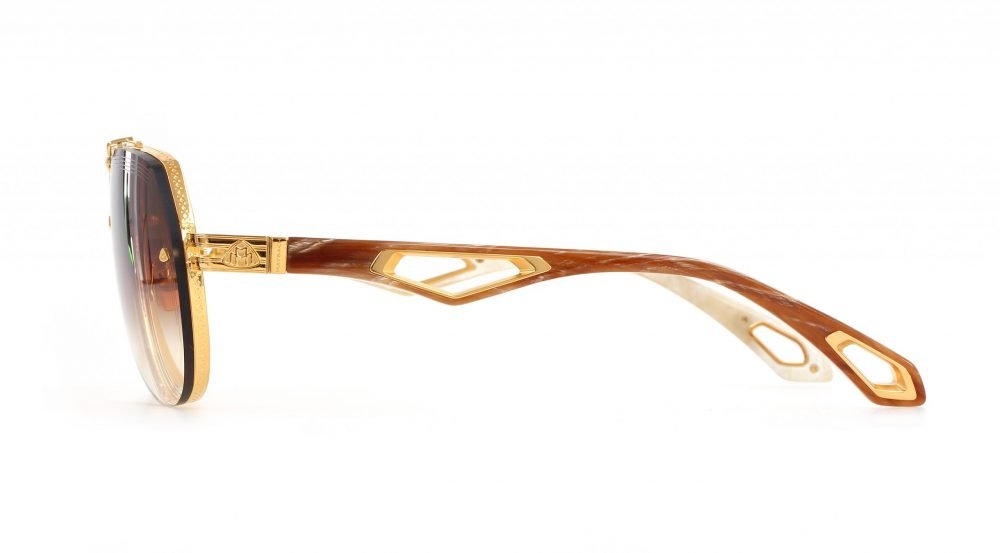 Maybach The King I Gold Plated Marbled Caramel Coffee Cream Buffalo Horn