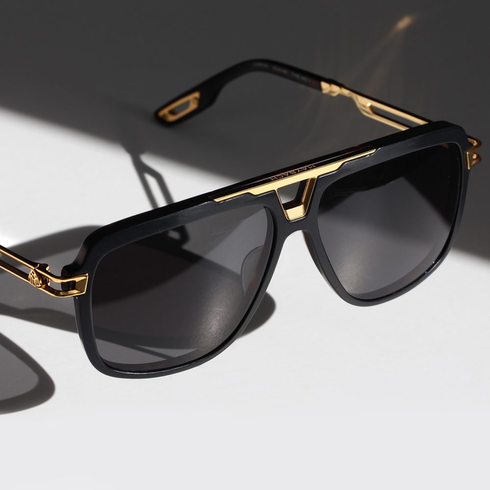 Maybach The MC I Gold plated, Black/Tortoise, velvet