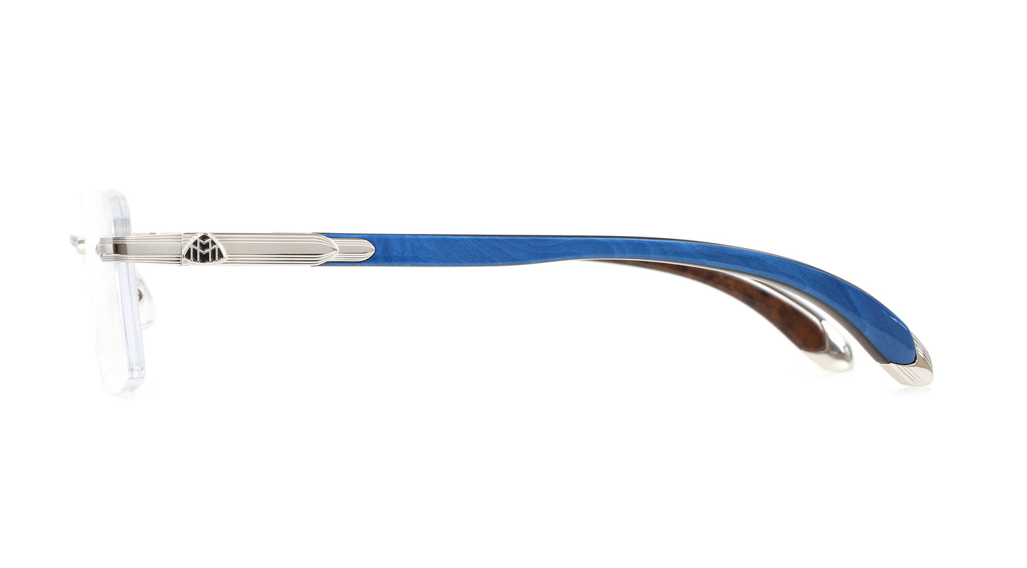 Maybach The Symphony I Palladium Plated Lapis Blue/Ebony/Walnut Burr Wood