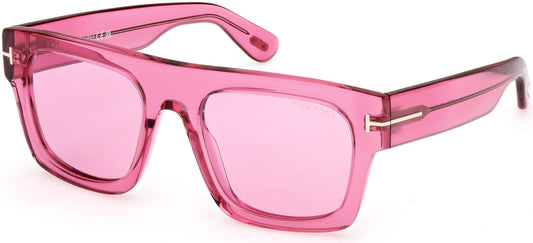 Tom Ford FT0711 Fausto Color Shiny Transparent Fuchsia